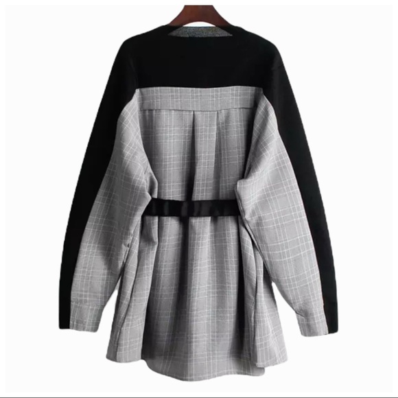 🎁  Plaid Sweater Top The Valmai - Picture 2 of 6